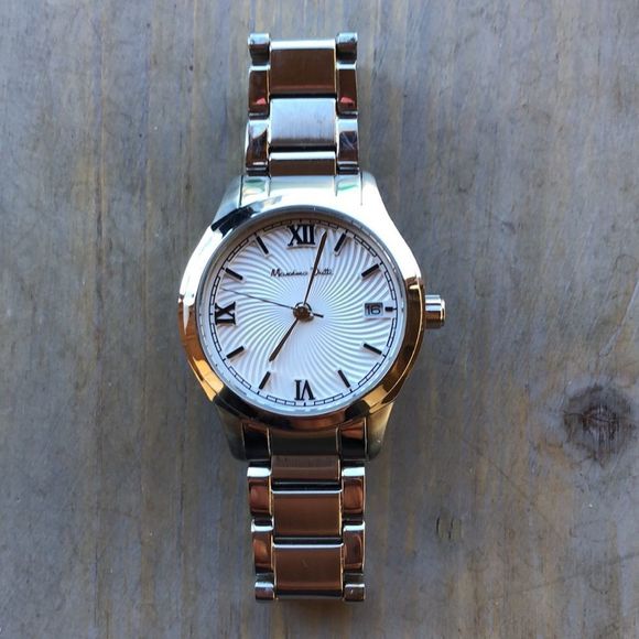 MOSSIMO Dutti RARE Retired Silver Stainless Steel Watch! EUC - Picture 3 of 14